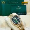 Đồng hồ Rolex Day Date 36 128238-0069 mặt ombré xanh kim cương