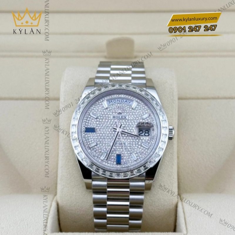 Đồng hồ Rolex Day Date 40 mặt kim cương 228396TBR-0021