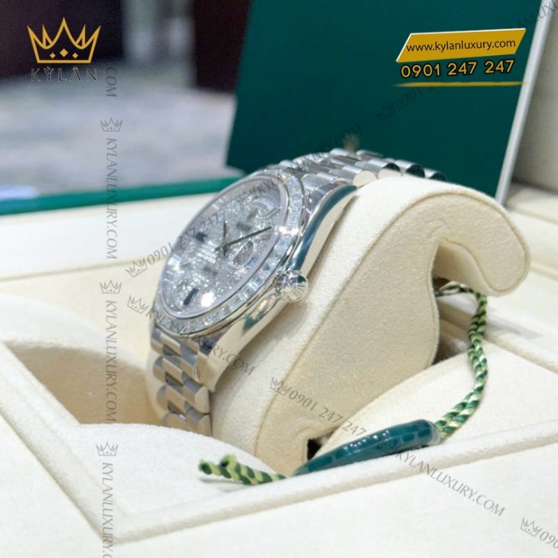 Đồng hồ Rolex Day Date 40 mặt kim cương 228396TBR-0021