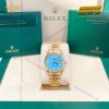 Đồng hồ Rolex Day Date 36 vàng vàng mặt Turquoise 128238-0071