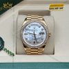 Đồng hồ Rolex Day Date xà cừ vành kim 128348RBR-0017