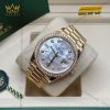 Đồng hồ Rolex Day Date xà cừ vành kim 128348RBR-0017