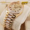 Đồng hồ Rolex Day Date kim cương cọc rainbow 128348RBR-0031