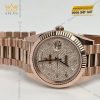 Đồng hồ Rolex Day-Date 40 mặt full kim cương 228235-0036