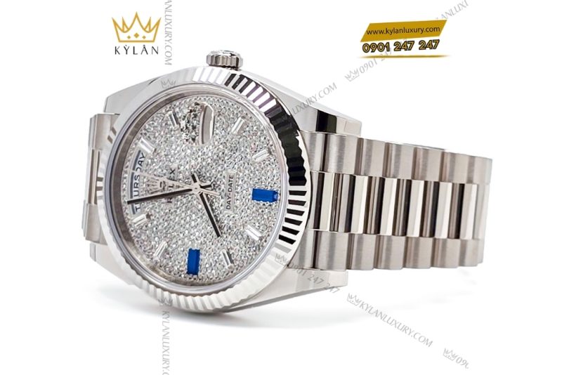 Đồng hồ Rolex Day Date 40 mặt full kim 228239-0049