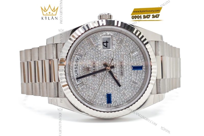Đồng hồ Rolex Day Date 40 mặt full kim 228239-0049