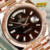 Đồng hồ Rolex Day-Date 228235-0045 Eisenkiesel Dial mặt số thạch anh nạm kim cương
