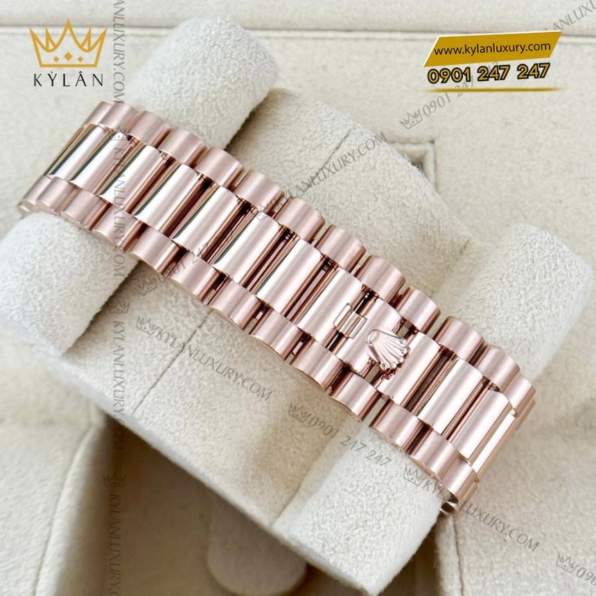 Kỳ Lân Luxury rolex day date 40 m228345rbr 0002 mat so dinh kim cuong 2 Đồng hồ Rolex Day-Date 40 228345RBR-0002 mặt số đính kim cương