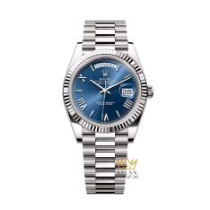 Đồng hồ Rolex Day Date 40 mặt xanh cọc La Mã 228239-0007