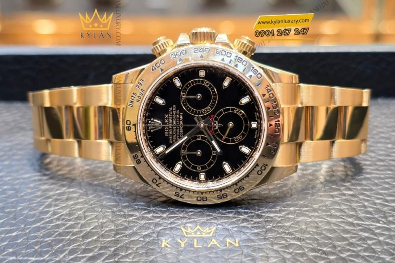 Đồng hồ Rolex Cosmograph Daytona mặt số đen 116508-0004