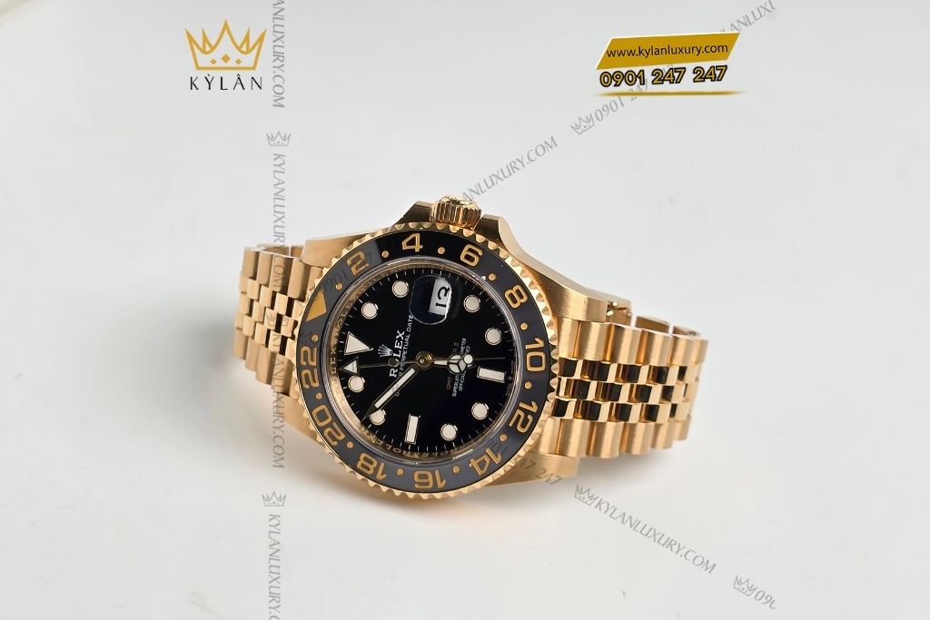 Kỳ Lân Luxury rolex gmt master ii 126718grnr 0001 4 Đồng hồ Rolex GMT-Master II vàng 18ct 126718GRNR-0001