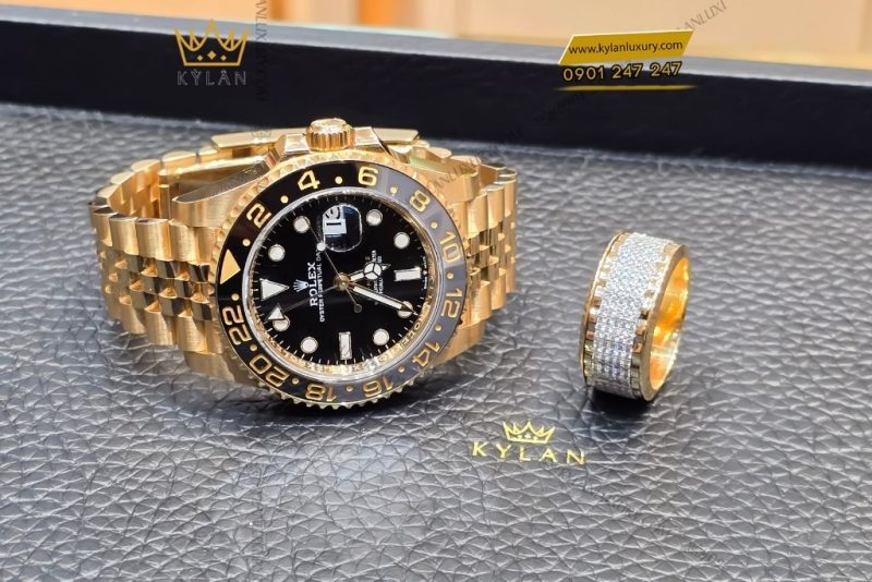 Đồng hồ Rolex GMT-Master II vàng 18ct 126718GRNR-0001