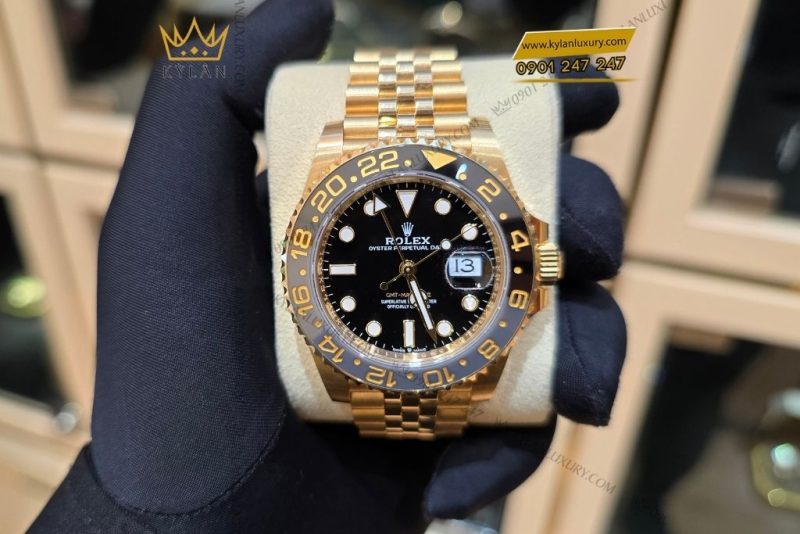 Đồng hồ Rolex GMT-Master II vàng 18ct 126718GRNR-0001