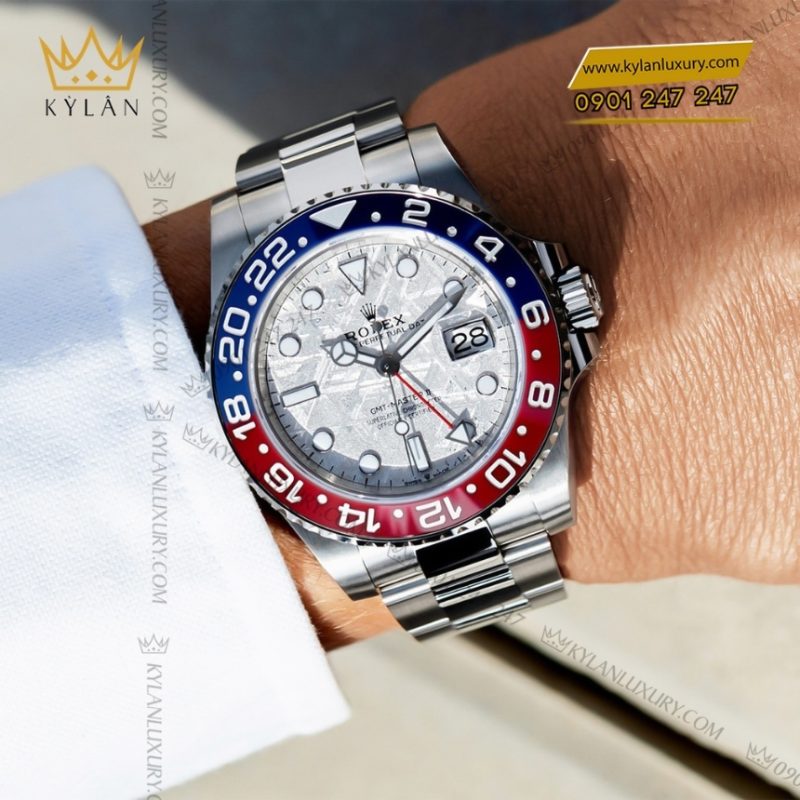 Đồng hồ Rolex GMT Master II 40 mặt số thiên thạch 126719BLRO-0002