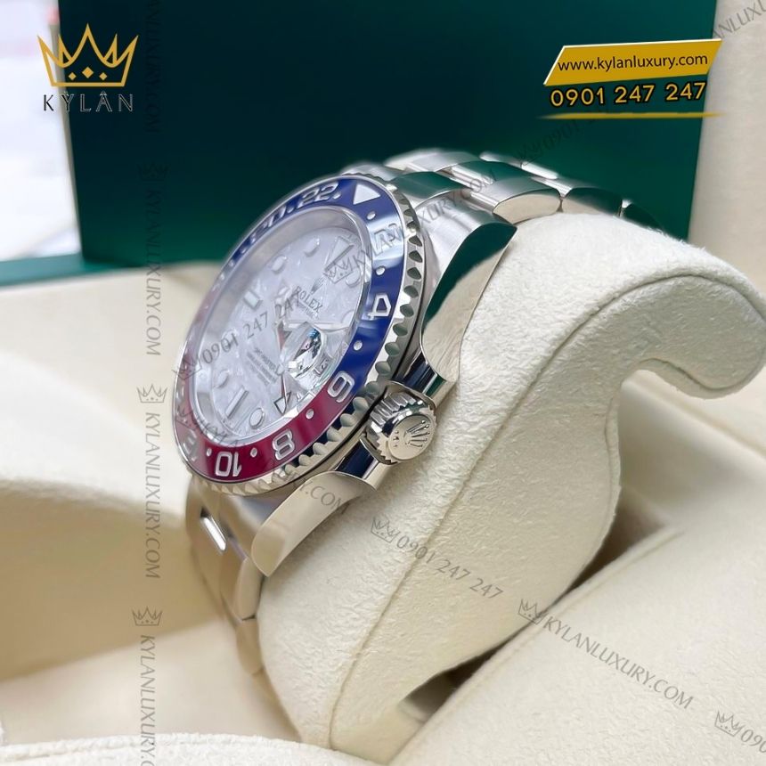Kỳ Lân Luxury rolex gmt master ii 126719blro 0002 thien thach 4 Đồng hồ Rolex GMT Master II 40 mặt số thiên thạch 126719BLRO-0002