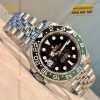 Đồng hồ Rolex GMT-Master II vành xanh lá đen 126720vtnr-0002