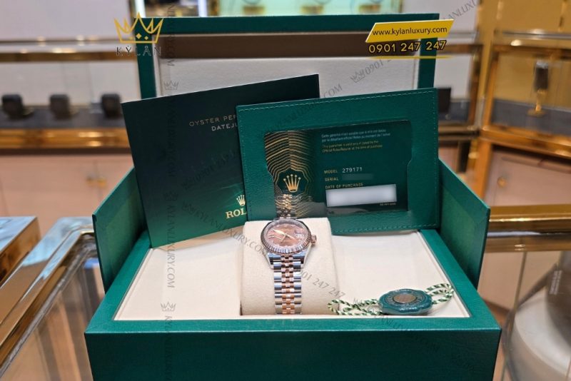 Đồng hồ Rolex Lady-Datejust 28 279171-0003 mặt số Chocolate