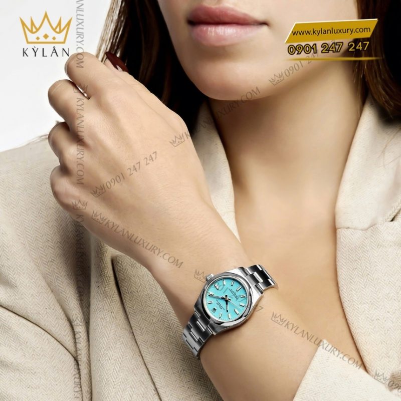 Đồng hồ Rolex Oyster Perpetual 31 mặt xanh Turquoise 277200-0007