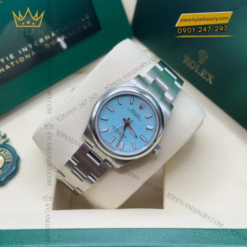 Đồng hồ Rolex Oyster Perpetual 31 mặt xanh Turquoise 277200-0007