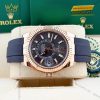 Đồng hồ Rolex Sky Dweller mặt xám dây cao su 326235-0006