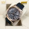 Đồng hồ Rolex Sky Dweller mặt xám dây cao su 326235-0006
