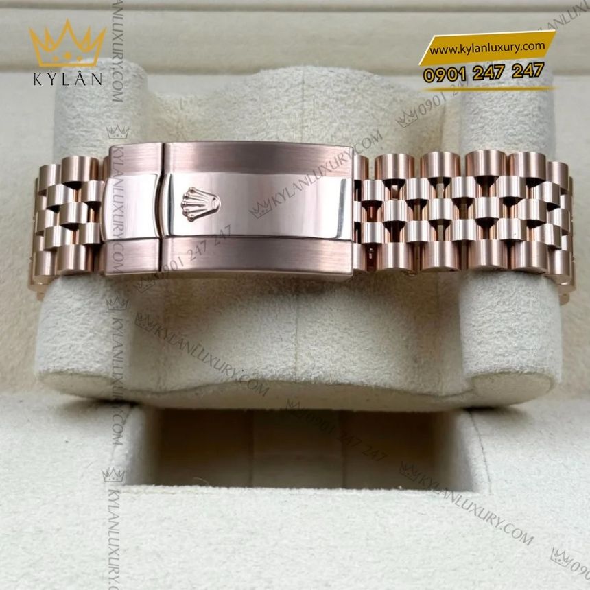 Kỳ Lân Luxury rolex sky dweller 336935 mat chocolate 2 Đồng hồ Rolex Sky-Dweller 42 336935-0006 vàng Everose gold, mặt Chocolate