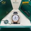 Đồng hồ Rolex Sky Dweller mặt trắng dây cao su 326235-0004