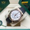 Đồng hồ Rolex Sky Dweller mặt trắng dây cao su 326235-0004