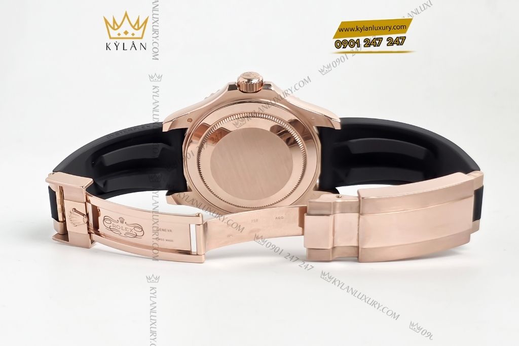 Kỳ Lân Luxury rolex yacht master 40 126655 0002 10 Đồng hồ Rolex Yacht Master 40 vàng hồng 126655-0002