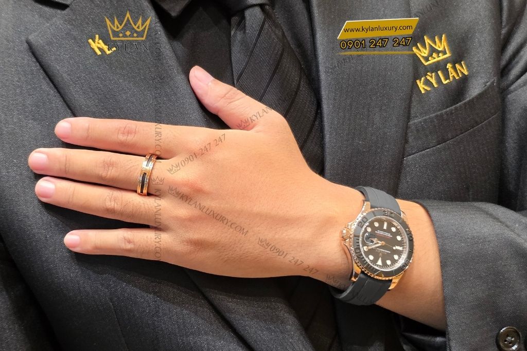 Kỳ Lân Luxury rolex yacht master 40 126655 0002 8 Đồng hồ Rolex Yacht Master 40 vàng hồng 126655-0002
