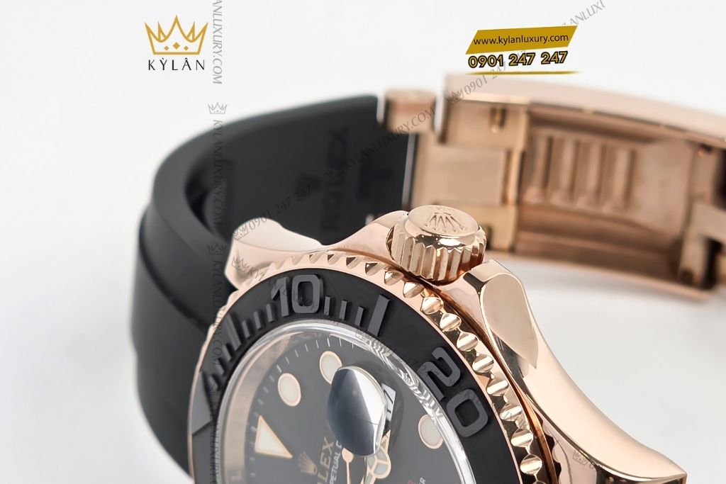 Kỳ Lân Luxury rolex yacht master 40 126655 0002 9 Đồng hồ Rolex Yacht Master 40 vàng hồng 126655-0002