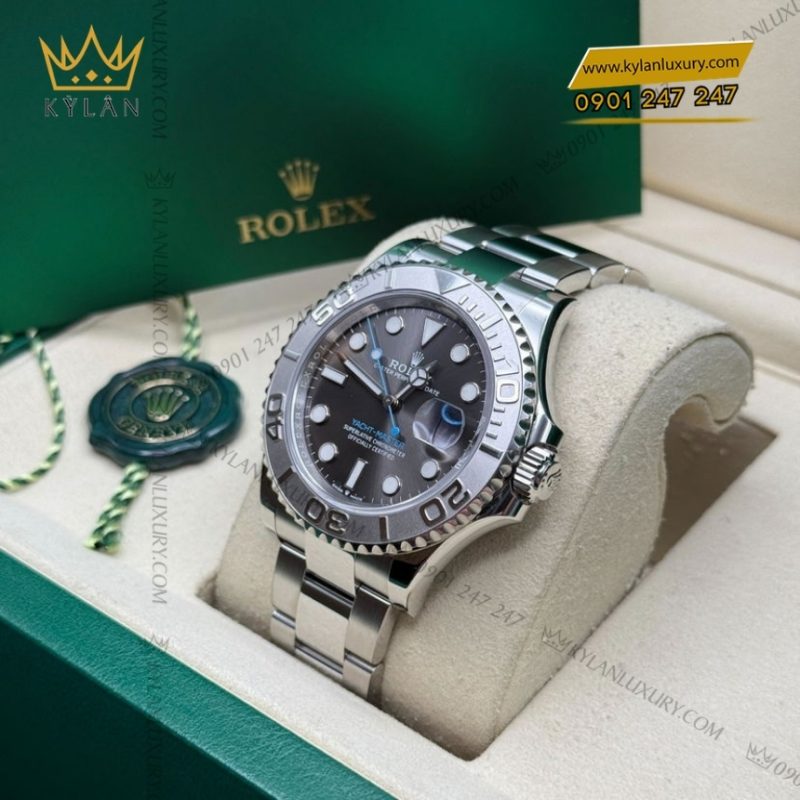 Đồng hồ Rolex Yacht Master 40 mặt số xám 126622-0001
