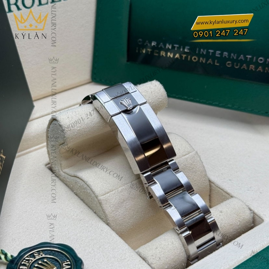 Kỳ Lân Luxury rolex yacht master 40 roselium hon hop thep m126622 0001 7 Đồng hồ Rolex Yacht Master 40 mặt số xám 126622-0001