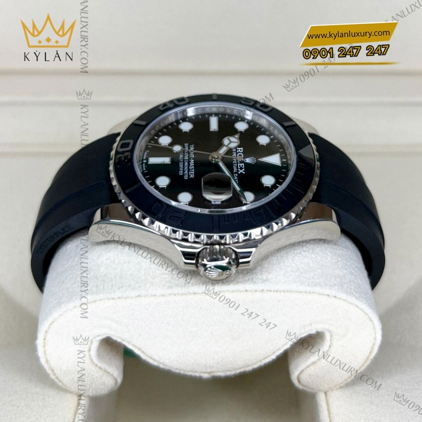 Kỳ Lân Luxury rolex yacht master 42 vang trang 18 ct m226659 0002 2 Đồng hồ Rolex Yacht Master vàng trắng 226659-0002