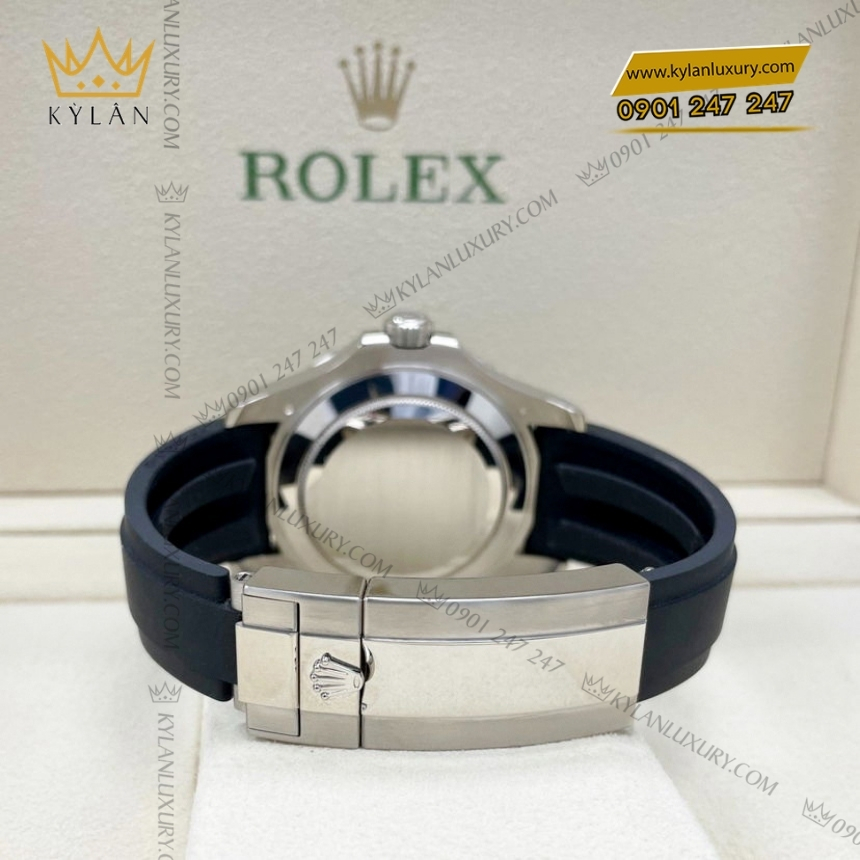 Kỳ Lân Luxury rolex yacht master 42 vang trang 18 ct m226659 0002 5 Đồng hồ Rolex Yacht Master vàng trắng 226659-0002