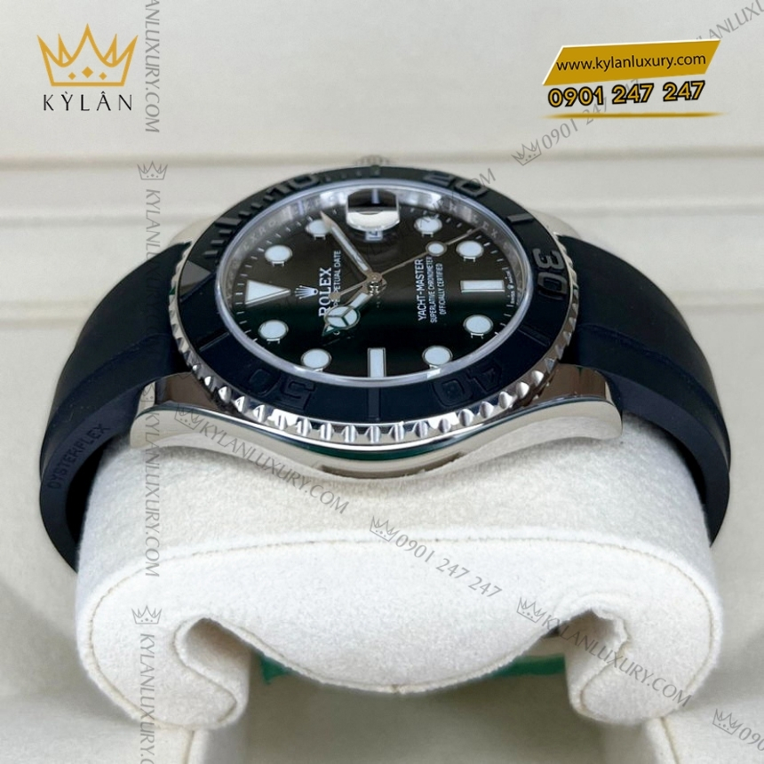 Kỳ Lân Luxury rolex yacht master 42 vang trang 18 ct m226659 0002 6 Đồng hồ Rolex Yacht Master vàng trắng 226659-0002