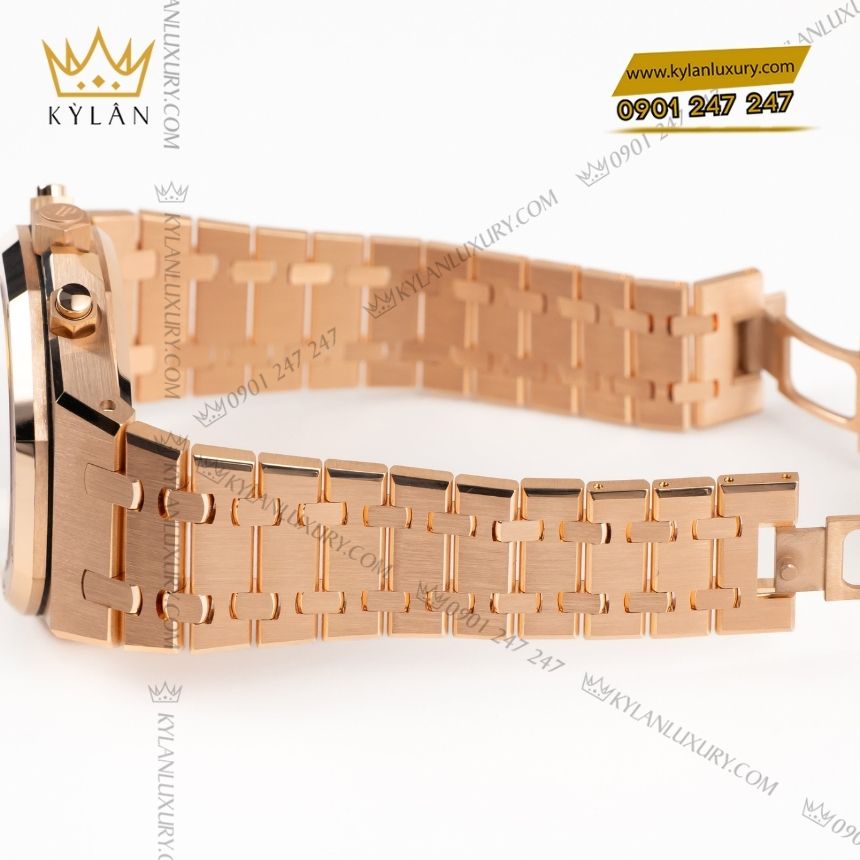 Kỳ Lân Luxury royal oak chronograph 26240or oo 1320or 08 6 Đồng hồ Royal Oak Chronograph mặt khaki xanh lá 41mm