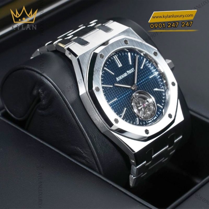 Đồng hồ Royal Oak Flying Tourbillon mặt xanh dương 39mm