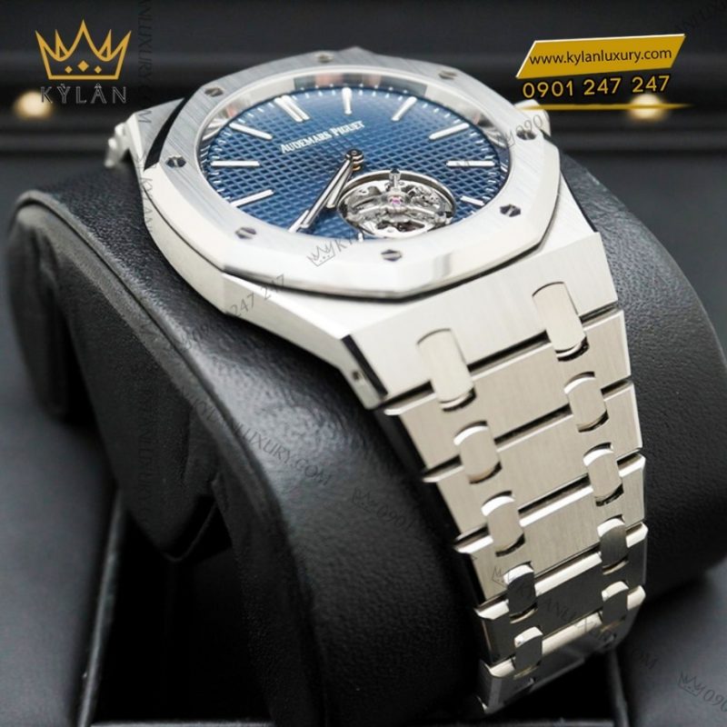 Đồng hồ Royal Oak Flying Tourbillon mặt xanh dương 39mm