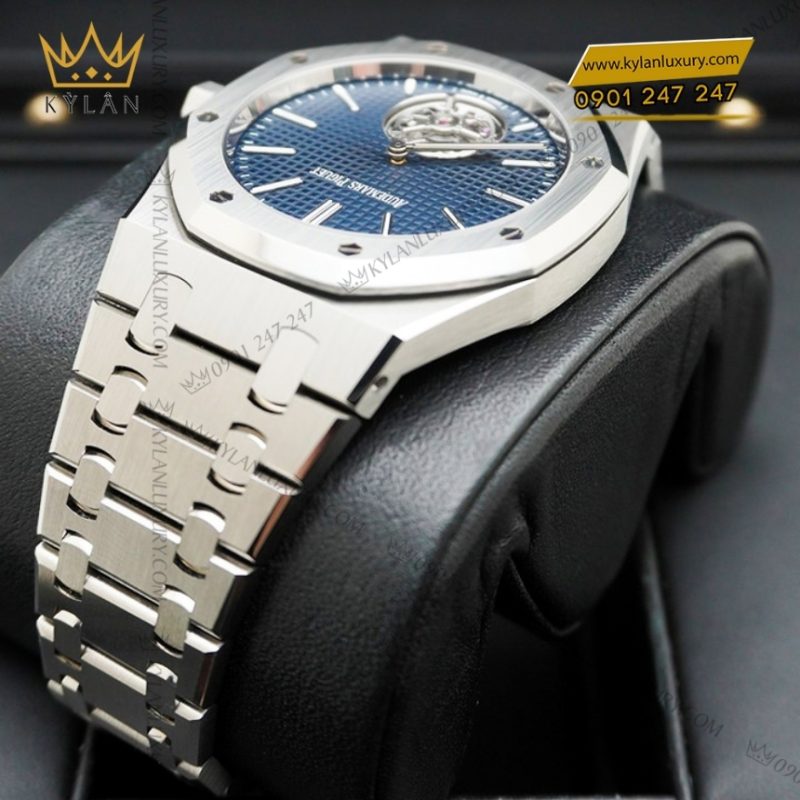 Đồng hồ Royal Oak Flying Tourbillon mặt xanh dương 39mm