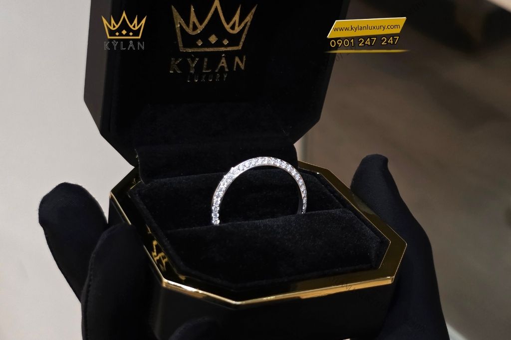 Kỳ Lân Luxury vanh bezel rolex vang trang 18k au750 dinh kim cuong 3 2 Vành Bezel Rolex vàng trắng 18k Au750 đính kim cương