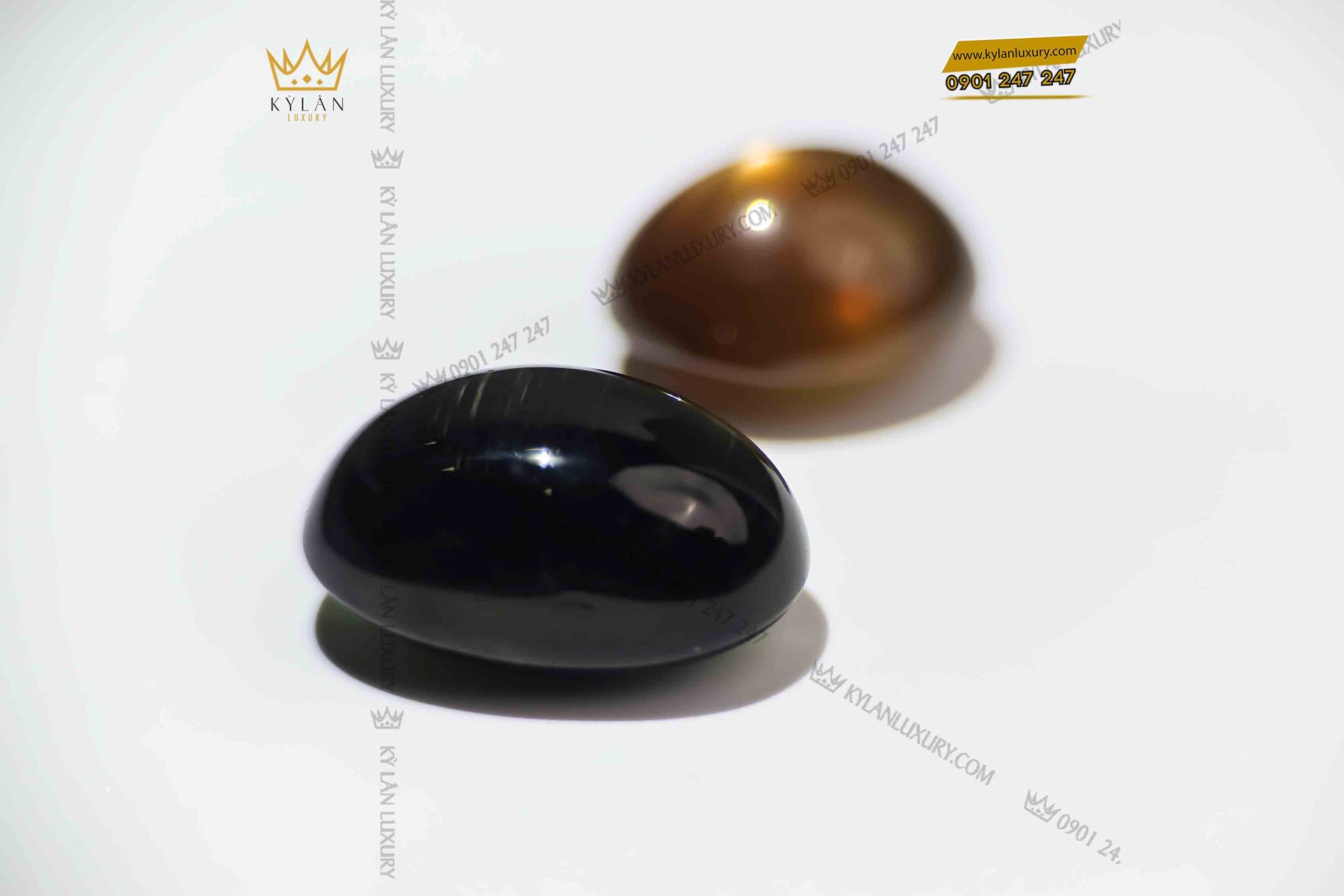 Kỳ Lân Luxury 2 da quy Đá mắt mèo xanh