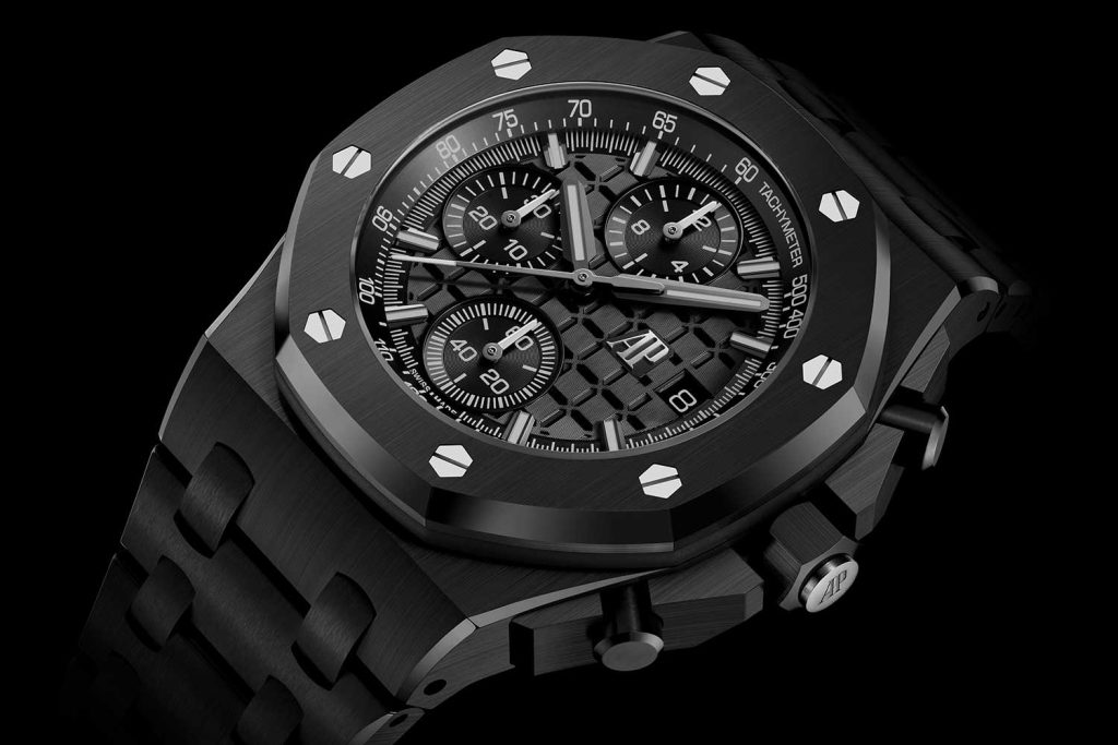 Kỳ Lân Luxury Dong ho bam gio Royal Oak Offshore Selfwinding 43mm bang gom den nguyen khoi Phiên bản mới Royal Oak Offshore và Code 11.59 của Audemars Piguet