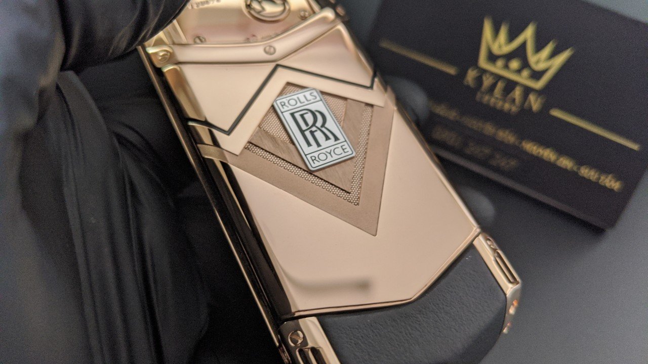 Kỳ Lân Luxury a4c9a7c70436ff68a627 Vertu Signature S Gold Vàng Khối 750 Chế Tác Rolls-Royce Limited Edition