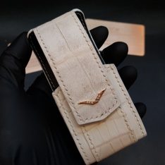 Bao da Vertu Constellation bạch tạng logo vàng kim cương