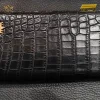 Kỳ Lân Luxury bao da vi vertu da ca sau alligator mau den 13 Bao da ví Vertu da cá sấu Alligator màu đen