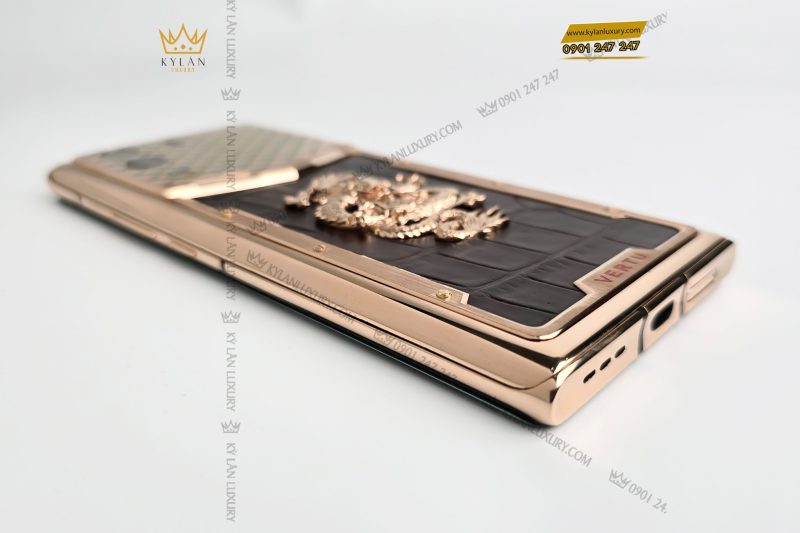 Kỳ Lân Luxury dien thoai Vertu MetaVertu custom 3 Điện thoại Vertu MetaVertu custom rồng vàng phú quý