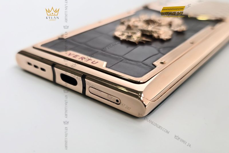 Kỳ Lân Luxury dien thoai Vertu MetaVertu custom 7 Điện thoại Vertu MetaVertu custom rồng vàng phú quý