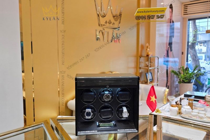 Hộp xoay đồng hồ Driklux cao cấp 6 ngăn xoay