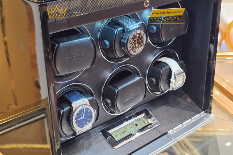 Hộp xoay đồng hồ Driklux cao cấp 6 ngăn xoay